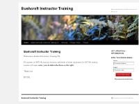 Bushcraft Instructor Training | Bushcraft Instructor Training Courses and Resources