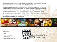 Personal Chef Service - A Bushel and a Peck