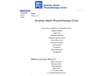 busheyphysio.co.uk Bushey Heath Physiotherapy Clinic, Charges, Accessibility busheyphysio.co.uk Bushey Heath Physiotherapy Clinic, Charges, Accessibility