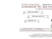 bushgnome.com George W. Bush Yard Gnome, Gnomes, Garden Gnome