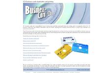 Business card CD duplication and printing