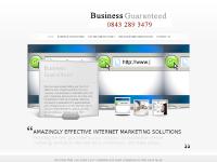 The Guaranteed Solution to your internet presence The Guaranteed Solution to your internet presence
