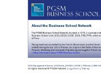 PGSM business school Paris PGSM business school Paris