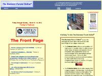 THE BUSINESS FORUM Online ® THE BUSINESS FORUM Online ®