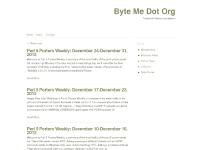 byte-me.org Github Repo, Linked In, Slide Decks byte-me.org Github Repo, Linked In, Slide Decks