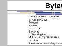 Bytewise Software Solutions Bytewise Software Solutions