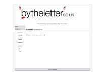 bytheletter.co.uk bytheletter.co.uk