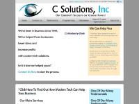 .Net Consultants, Developers, SEO, C#, VB.NET, VB, ASP, ASP.NET, SQL Server, Access, Custom Programming, Programmers - C Solutions, Inc
