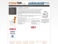OKI C5700 LED Printer Home Page OKI C5700 LED Printer Home Page