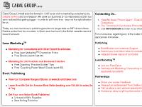 Cabal Group Limited - Marketing and Publishing Cabal Group Limited - Marketing and Publishing