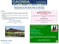 cacssa.co.uk Sports, Leisure, conferences
