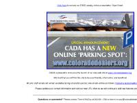 cadaonline - CADA is pleased to announce the