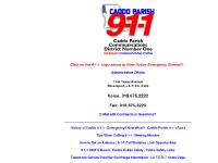 caddo911.com Caddo, 9-1-1, 911 Service