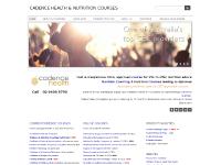 CADENCE HEALTH & NUTRITION COURSES - Nutrition Qualifications & Training - Cadence Health and Nutrition Courses