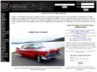  1980's, Restoration, Cadillac Picture, Maintenance