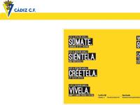 · · WWW.CADIZCF.COM · · · La web oficial del Cádiz C.F · · · · · · · · · · · · WWW.CADIZCF.COM · · · La web oficial del Cádiz C.F · · · · · · · · · ·
