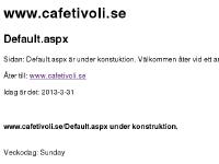  Uppleva, Lyssna, Smaka, Leka