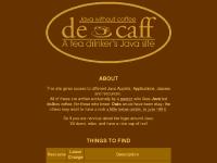 de·caff -- a tea drinker's Java site