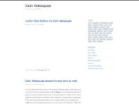 cainvelasquezfan.net Cain Velasquez, Velasquez Deserves Title Shot, Cain Velasquez