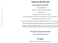liten cajsa.se skärmbild liten cajsa.se skärmbild