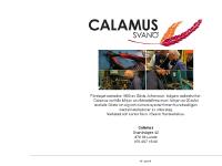 CALAMUS på Svanö. CALAMUS på Svanö.
