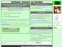 liten calcresult.com skärmbild liten calcresult.com skärmbild