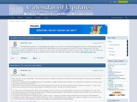Calendar of Updates Home Page