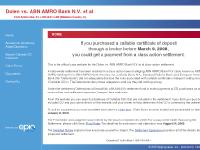 Dolen vs. ABN AMRO Bank N.V. Dolen vs. ABN AMRO Bank N.V.