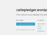 liten callepledger.wordpress.com skärmbild