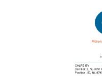 CALPE BV - Materialen voor de electrotechnische en electronische industrie CALPE BV - Materialen voor de electrotechnische en electronische industrie