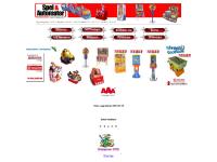 Tuggummiautomater och flipperspel finns att köpa hos Calto Trading