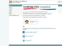 University of Cambridge ESOL Examinations Switzerland University of Cambridge ESOL Examinations Switzerland