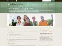 First Certificate in English - FCE | CAMBRIDGEFIRSTCERTIFICATE.com First Certificate in English - FCE | CAMBRIDGEFIRSTCERTIFICATE.com