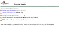 Cambridge Heart Company Website Cambridge Heart Company Website