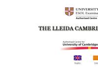 The lleida cambridge exams centre The lleida cambridge exams centre
