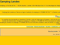 Camping Landes - Seignosse & Hossegor - CAMPING LA POMME DE PINS location mobil homes à Saubion et emplacements camping dans les Landes. Camping Landes - Seignosse & Hossegor - CAMPING LA POMME DE PINS location mobil homes à Saubion et emplacements camping dans les Landes.
