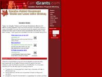 Can-Grants.com: The Leading Can Grants Site on the Net Can-Grants.com: The Leading Can Grants Site on the Net