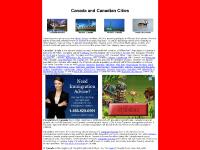 ★ Canada and Canadian Cities Web Site: Travel Tourism Population