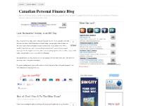 The Canadian Personal Finance Site The Canadian Personal Finance Site