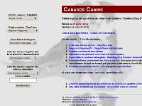 canardscanins.ca TABLE DES MATI canardscanins.ca TABLE DES MATI