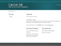 Cancel AB - Hem Cancel AB - Hem