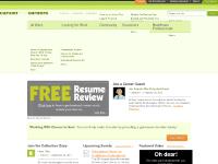 liten cancerandcareers.org skärmbild