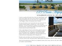 capcanaluxuryvilla.com Caribbean, oceanfront luxury villa, 149 Punta Majagua