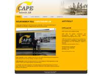 capeteknik.se capeteknik ab cape skellefteå lösull tilläggsisolering faluhus energihus markarbeten takisolering