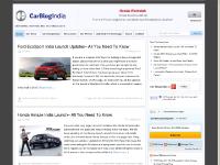 liten carblogindia.com skärmbild liten carblogindia.com skärmbild