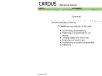 Cardus - Styrning och Ledning
