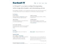 Cardwell IT Ltd. — Perl Programmers & IT Consultants Cardwell IT Ltd. — Perl Programmers & IT Consultants