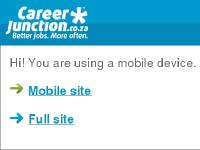 liten careerjunction.co.za skärmbild