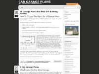 Car Garage Plans