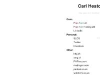 liten carlheaton.co.uk skärmbild liten carlheaton.co.uk skärmbild